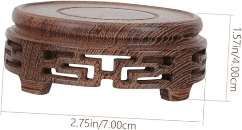 Miniatura 4 de DECHOUS Soporte de exhibición para taza de té, soporte de maceta para el hogar, maceta de madera, escritorio, 4 uds