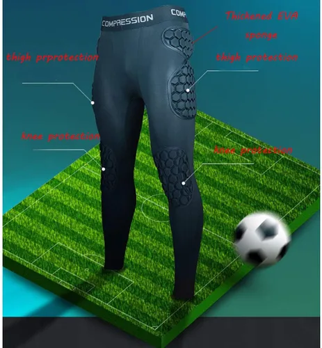 Miniatura 3 de Camiseta de portero para hombre acolchada, equipo de protección de fútbol americano para hombre, traje de entrenamiento, protector de costillas