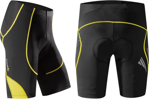 Miniatura 2 de Santic Pantalones cortos de ciclismo acolchados para hombre, pantalones de ciclismo para ciclismo, ropa de ciclismo