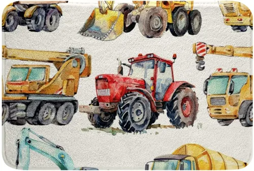 Miniatura 28 de Erosebridal Alfombra de coche de carreras, alfombra de baño para niños y adolescentes, decoración de dormitorio, tapete deportivo extremo