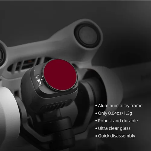 Miniatura 2 de BRDRC Mini 3 Pro - Juego de filtros CPL, ND8/PL, ND16/PL, ND32/PL, ND64/PL, ND128/PL Filtro de densidad neutra compatible con DJI Mini 3 Pro/Mini 3