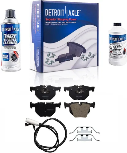 Miniatura 12 de Detroit Axle - Kit de frenos TRASEROS para Dodge Ram 1500 1994-1999 Tambores de freno Zapatas de frenos semimetálicas 1995 1996 1997 1998 Repuesto