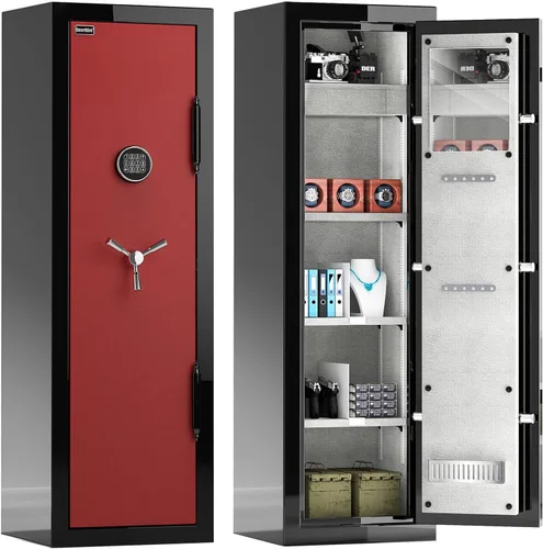 Miniatura 12 de Caja fuerte ignífuga con bloqueo digital – Caja fuerte grande de 8.12 pies cúbicos para pistola para el hogar, la oficina y los negocios Diseño