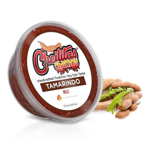 Miniatura 19 de Cheilitas Chamoy Salsa de caramelo mexicano natural para bordes Hecho a mano para bebidas, cócteles, micheladas, cerveza y más (mango)