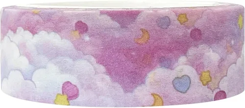 Miniatura 20 de allydrew Cinta adhesiva Washi, 0.591 in x 32.8 ft, zorros