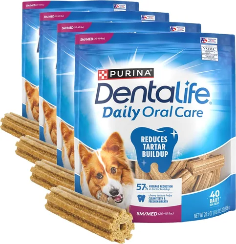Miniatura 11 de DentaLife Daily Oral Care Golosinas para Perros para Perros Pequeños y Medianos, Golosina Dental Masticable para Refrescar el Aliento y Combatir