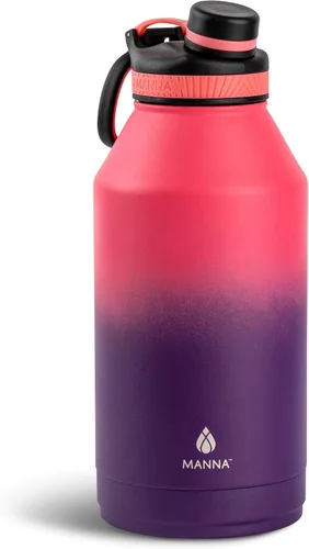 Miniatura 12 de Manna Saratoga - Botella de acero inoxidable con aislamiento de doble pared, 40 onzas, color baya degradado
