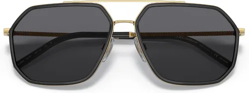 Miniatura 5 de Dolce & Gabbana DG2285-0281 Gafas de Sol DoradoNegro wPOLAR GRIS 2.362 in, DoradoNegro
