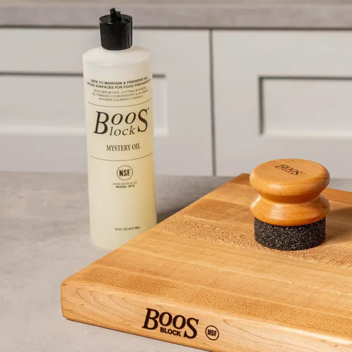 Miniatura 8 de John Boos Paquete de 3 aceites misteriosos, juego de cuidado de grado alimenticio, 16 onzas, fórmula de mantenimiento totalmente natural