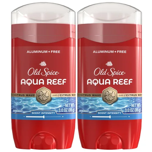 Old Spice Desodorante sin aluminio para hombres, protección contra olores 24/7, frescura 24/7 y aroma duradero, se aplica limpio, 3.0 oz (paquete de