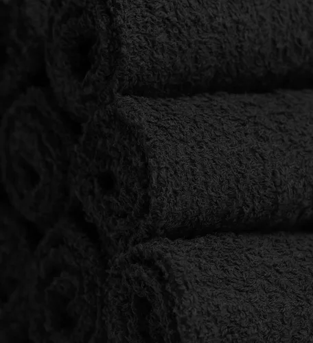Miniatura 6 de Paquete de 24 paños 100 % algodón (12 x 12 pulgadas), suaves, altamente absorbentes, toallas para la cara, paños de lavado para la cara, hilado