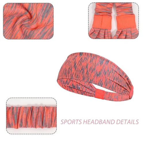 Miniatura 3 de CÉLLOT - Paquete de 12 bandas para la cabeza para correr para hombres, banda para el sudor deportiva para mujeres, banda para la cabeza deportiva