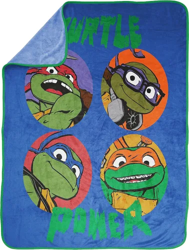 Miniatura 5 de Jay Franco Manta de felpa – 46 x 60 pulgadas para niños, manta de forro polar suave y acogedora para dormitorio y sofá, producto con licencia Azul