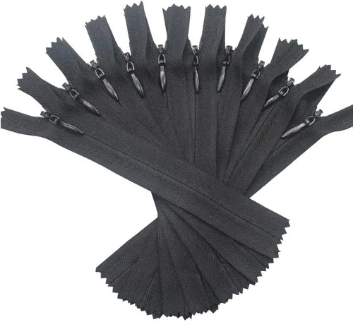 Miniatura 9 de YaHoGa 10 cremalleras invisibles de 4 pulgadas ocultan cremalleras para costura, vestidos, prendas, ropa, almohadas, sastres, manualidades