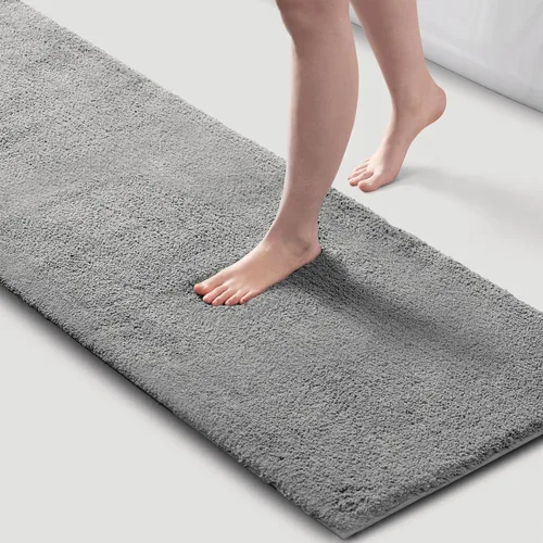 Miniatura 30 de Madison Park Marshmallow - Alfombra de baño antideslizante, de felpa lujosa, absorbente, de secado rápido, diseño de spa, decoración de baño, 20 x