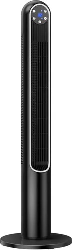 GORELAX Ventilador de torre con control remoto, ventilador oscilante portátil con 8 velocidades y 3 modos, temporizador de 12 horas, pantalla LED,