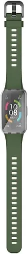 Miniatura 6 de Senter Funda de TPU suave premium Correas de repuesto de goma para Huawei Band 6/Honor Band 6 Smart Watch Verde ejército