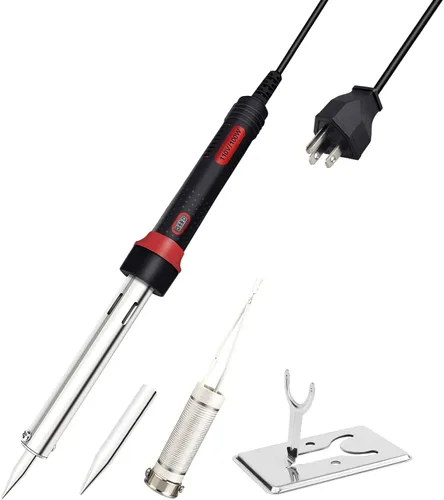 Juego de soldadura, 80W-300W calefacción externa con cabezal de soldador reemplazable, soporte simple, soldador industrial de alta potencia DIY