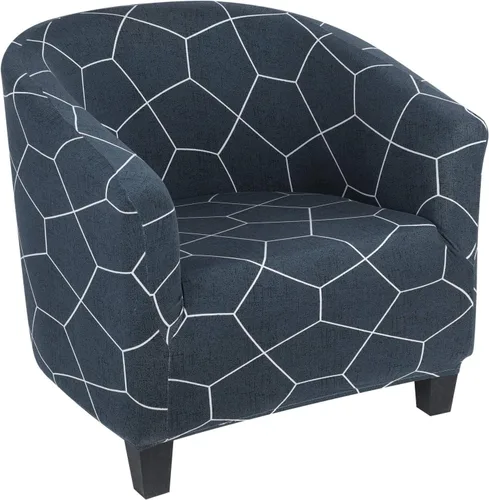 Miniatura 13 de Funda para silla de club, funda elástica para sillón, funda de sofá, protector de muebles para sala de estar (color #18)