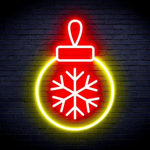 Miniatura 12 de ADVPRO Letrero de neón LED de silicona de la flexión del ornamento del árbol de Navidad - azul - st16s32-fnu0119-b