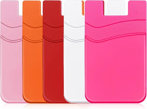 Miniatura 9 de Senose Cartera adhesiva para teléfono, tarjetero para la parte posterior del teléfono, adhesivo fuerte compatible con iPhone y la mayoría