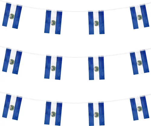 Miniatura 33 de ZXvZYT Cadena de bandera mexicana de México, pequeñas banderas de banderín de México, para gran apertura, eventos deportivos nacionales