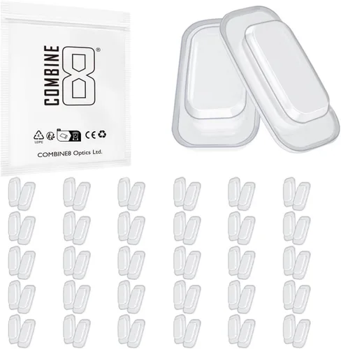 Miniatura 8 de 12 pares de almohadillas de nariz para gafas de silicona suave color negro para Costa South Point/Flagler/Ponce/Wader; para Oakley