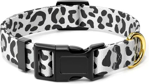 Miniatura 36 de Rnivvi Collar para perros pequeños, lindo collar floral resistente ajustable para cachorros con hebilla de liberación rápida para niño, niña