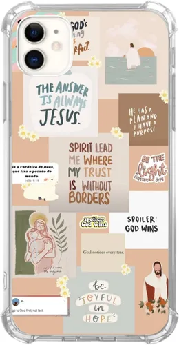 Miniatura 10 de Aesthetics - Funda protectora de TPU para iPhone 11, diseño de Dios de ángel y ángel para iPhone 11, funda protectora de poliuretano termoplástico