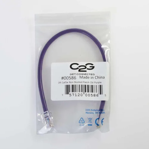 Miniatura 91 de C2G 24494 Cable cruzado Cat5e - Cable de conexión de red sin blindaje sin arranque, naranja (3 pies, 3.0 ft)