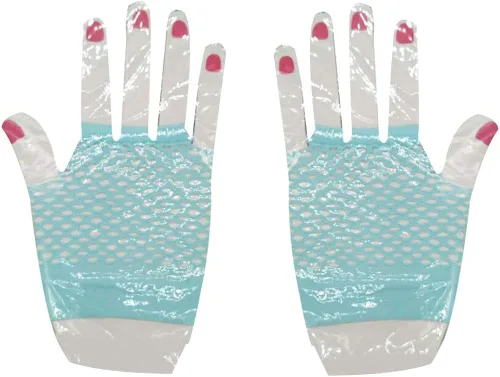 Miniatura 5 de ink2055 Guantes de malla de malla sin dedos para fiesta de despedida de soltera