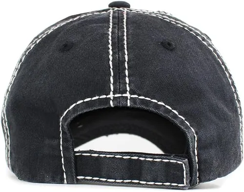 Miniatura 3 de Gorra de béisbol para mujer, diseño de bruja mala, estilo vintage, desgastada