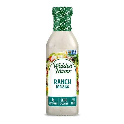 Miniatura 63 de Walden Farms Vinagreta de Tomate Seco al Sol – Aderezo sin calorías, bajo en carbohidratos, apto para dieta keto, vegano, sin azúcar con rico sabor