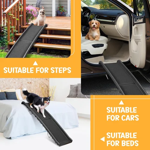 Miniatura 6 de ZENY Rampas plegables portátiles para perros, para SUV, camión, rampa de coche, escalera para mascotas, rampa antideslizante para mascotas