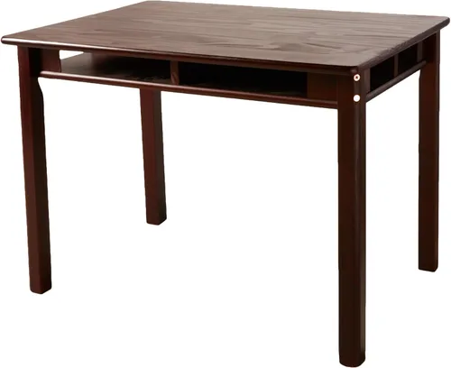 Miniatura 2 de Lipper International – Juego de 2 sillas y mesa rectangular para niños, color avellana, Madera, Espresso