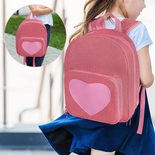 Miniatura 5 de LoDrid Mochila de transporte compatible con todas las muñecas LOL Surprise, estuche de almacenamiento con 6 bolsillos transparentes para organizador