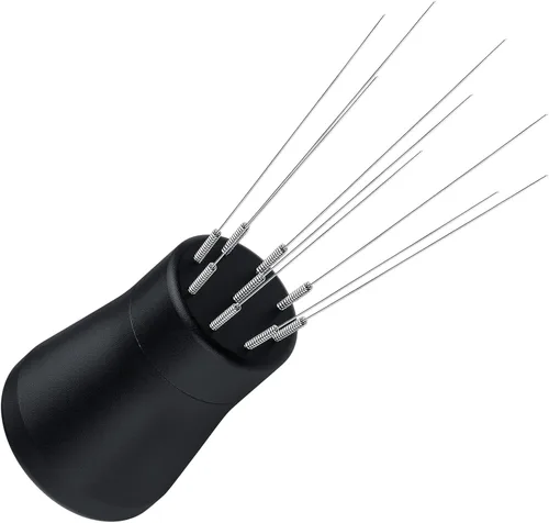 Miniatura 5 de Normcore WDT Herramienta de Distribución V2.1 con Soporte - Herramienta de Distribución Espresso de 8 Puntas de 0.23mm - Mezclador de Café Magnético