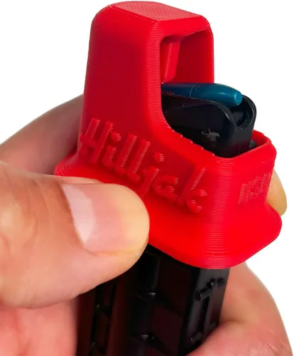 Cargador de velocidad de cargador impreso en 3D diseñado para adaptarse a Keltec P-17 22LR, Quickie Loader Rojo