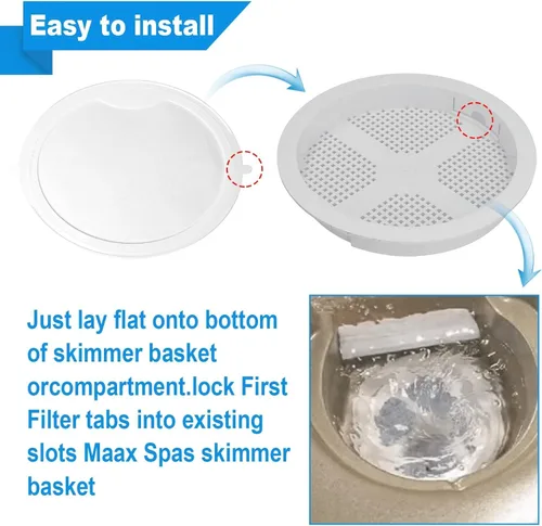 Miniatura 3 de Paquete de 2 primeros filtros para Maax Spas, 100497 - Filtro de repuesto para bañera de hidromasaje, compatible con Coleman Spas, Maax, LA Spas