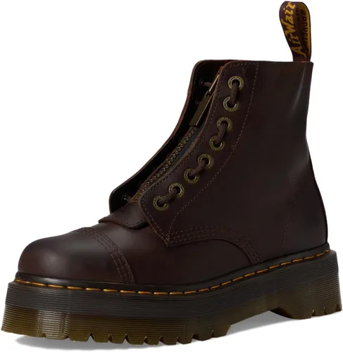 Miniatura 7 de Dr. Martens Botas de plataforma de cuero Sinclair unisex para adultos