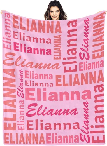 Miniatura 11 de Manta personalizada con nombre, manta personalizada con nombre, manta personalizada para adultos, niños y bebés, manta personalizada con monograma