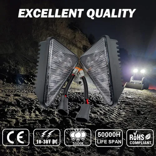 Miniatura 2 de RH&LH - Faros delanteros de luz LED de 30 W, lámpara de trabajo de 12 V, 6000 K, compatible con Bobcat 751 753 763 773 863 864 873 883 Reemplazar al