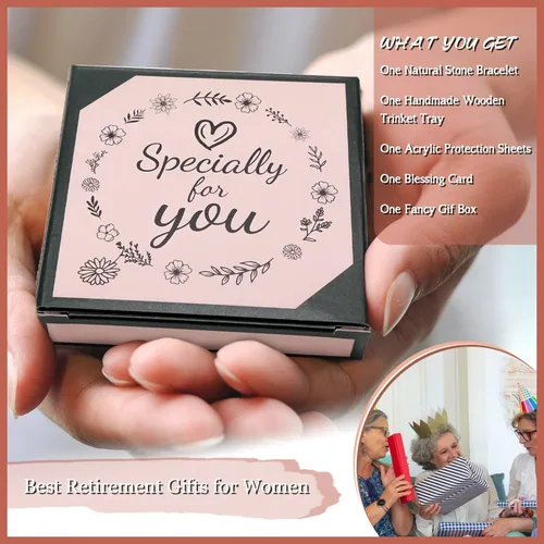 Miniatura 6 de Regalos de agradecimiento por jubilación para mamá, regalos de graduación para sobrina, hermana y amiga, pulsera curativa, regalos de condolencia