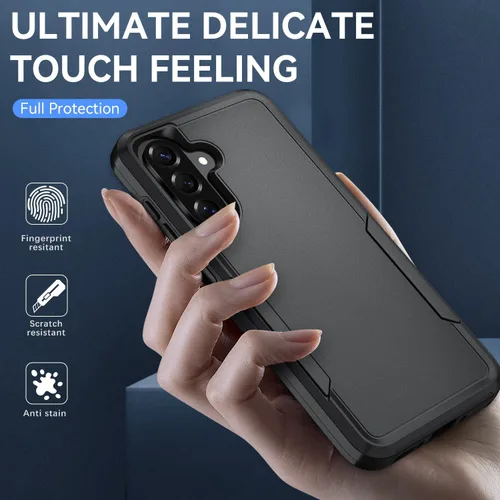Miniatura 2 de Funda para Samsung Galaxy A15 5G con protector de pantalla HD [protección contra caídas de grado militar] Protección de cuerpo completo resistente a