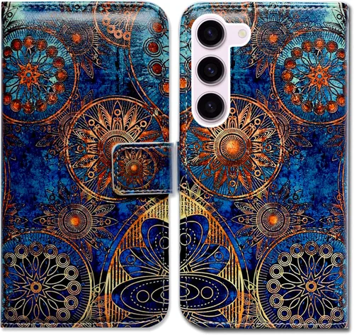 Miniatura 20 de Bcov Funda para Samsung S23, diseño de pájaro negro y verde con tapa para teléfono con ranura para tarjeta y soporte para Samsung Galaxy S23
