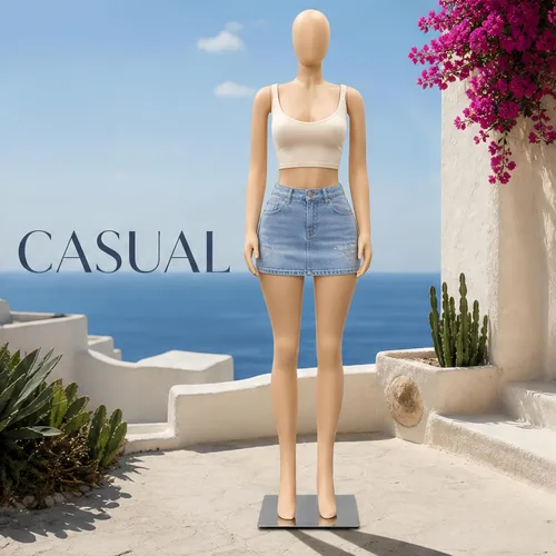 Miniatura 7 de Maniquí de cuerpo completo con curvas BBL femenino, brazos ajustables desmontables de 70.8 pulgadas y forma de vestido de torso extraíble con base
