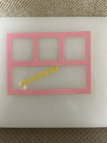 Miniatura 6 de Mvchifay Troqueles de corte de marco de ventana para hacer tarjetas, troquelados de metal, herramienta de álbumes de recortes, plantilla