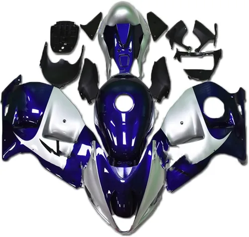Miniatura 22 de Carenado completo azul mate para Suzuki 1997-2007 GSXR 1300 Hayabusa Gen1 inyección ABS plásticos posventa carrocería kit de carrocería 1998 1999