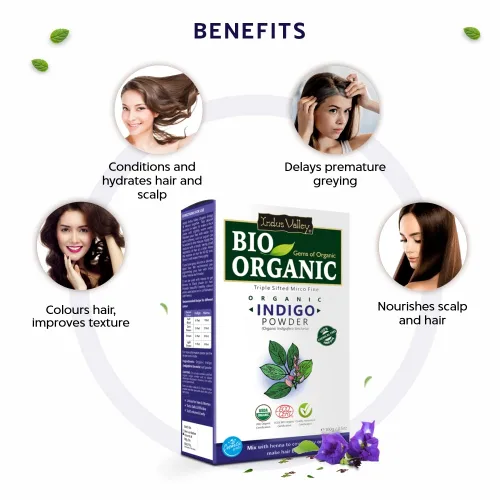 Miniatura 5 de I.V BIO COMBO ORGÁNICO (BHRINGRAJ POLVO 100G+INDIGO POLVO 100G)