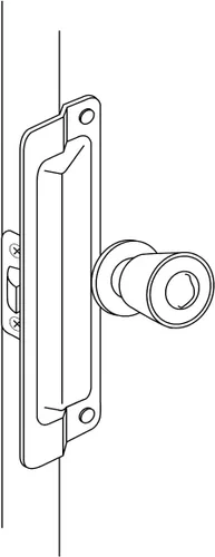 Miniatura 3 de Prime-Line U 9501 Tapa de la placa protectora de cerrojo – Protección contra entrada forzada, fácil de instalar en puertas que se abren hacia afuera